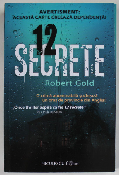 12 SECRETE , roman de ROBERT GOLD , 2023