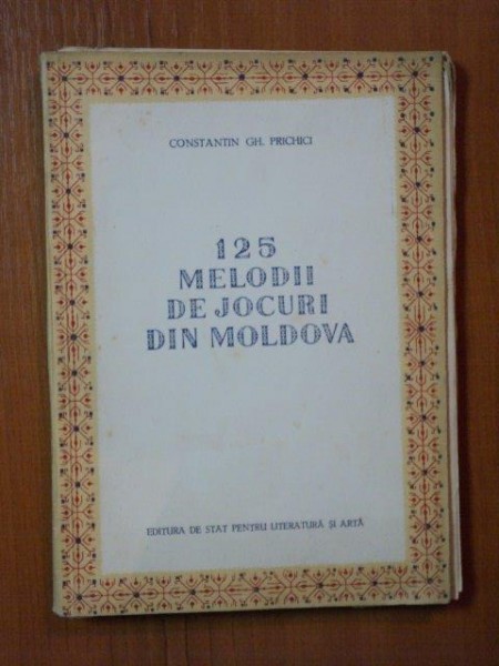 125 MELODII DE JOCURI DIN MOLDOVA , 1955