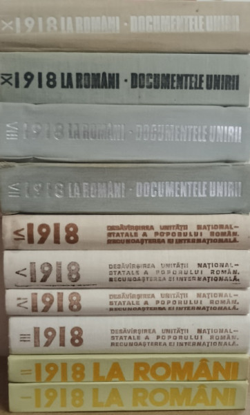 1918 LA ROMANI , VOLUMELE I - X , 1983 - 1989