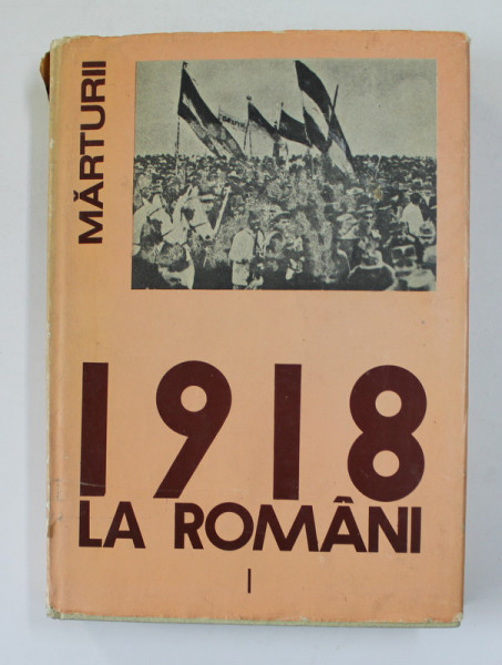 1918 LA ROMANI , VOLUMUL I , DOCUMENTE EXTERNE 1879 - 1916 , editie de ION ARDELEANU ...CONSTANTIN VLAD , 1983 , PREZINTA SUBLINIERI CU PIXUL *