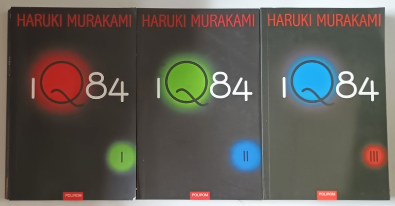 1Q84 , VOLUMELE I - III de HARUKI MURAKAMI , 2012 *MICI DEFECTE