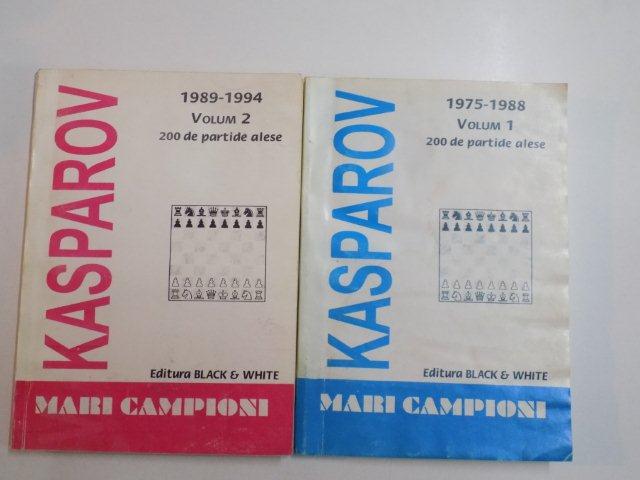 200 DE PARTIDE ALESE , VOL. I (1975 - 1988) - VOL. II (1989 - 1994) de GARRY KASPAROV , 1994