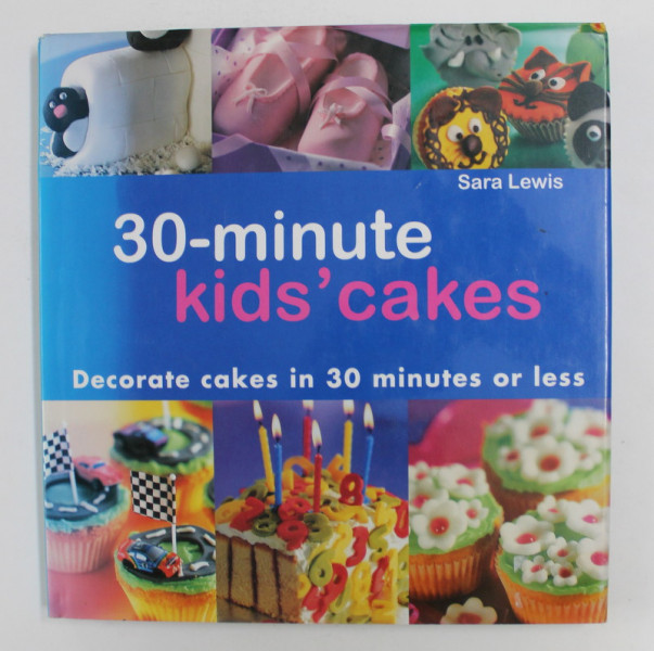 30 - MINUTE KIDS 'CAKES - DECORATE CAKES IN 30 MINUTES OR LESS by SARA LEWIS , 2006