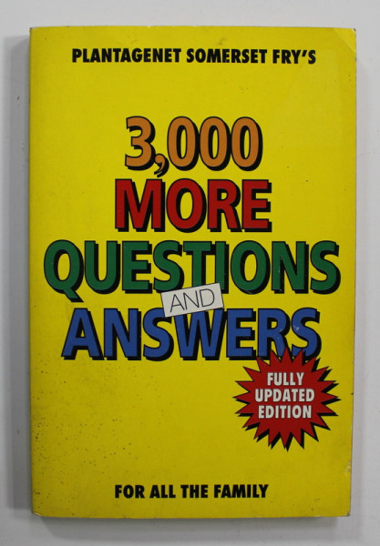 3.000 MORE QUESTIONS ANSWERS , FOR ALL THE FAMILY , 1995