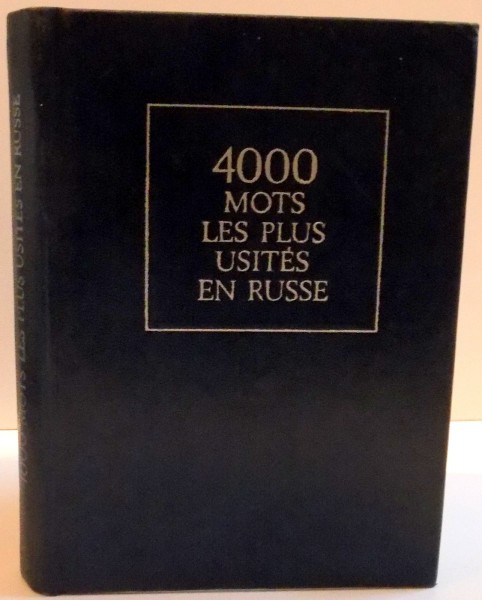 4000 MOTS LES PLUS USITES EN RUSSE , 1975