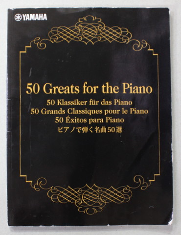 50 GREATS FOR THE PIANO , 2000 , CONTINE PARTITURI * MIC DEFECT COTOR