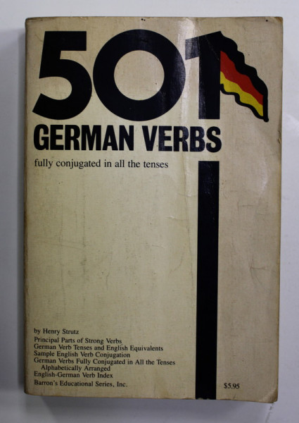 501 GERMANS VERBS by HENRY STRUTZ , 1982
