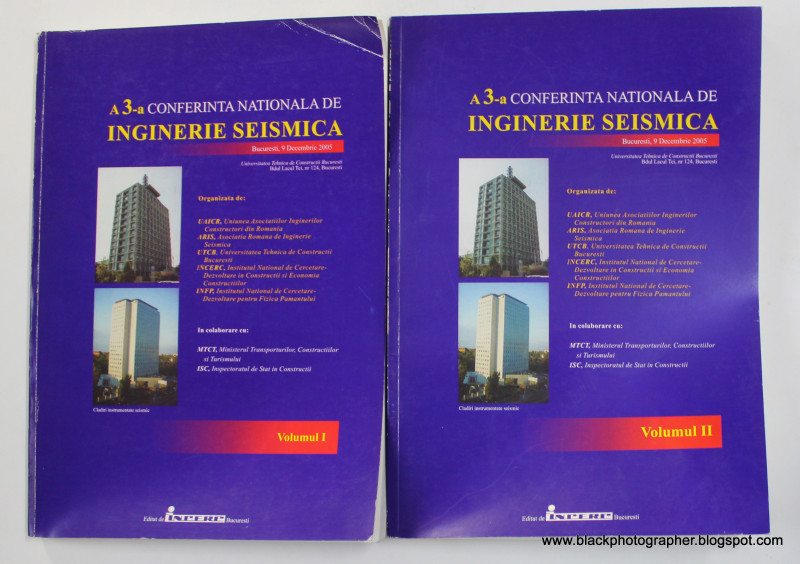 A 3 - A CONFERINTA NATIONALA DE INGINERIE SEISMICA , VOLUMELE I - II , 9 DECEMBRIE 2005