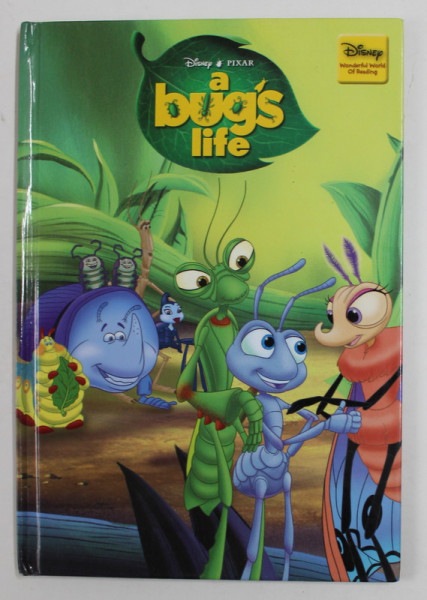 A BUG' S LIFE - DISNEY PIXAR , 2014, TEXT IN LIMBA ENGLEZA