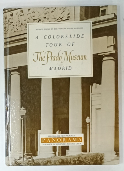A COLORSLIDE TOUR OF THE PRADO MUSEUM  with FRANCISCO JAVIER SANCHEZ CANTON  , MADRID , 32 MASTERPIECES ...1960, DISC VINIL INCLUS *