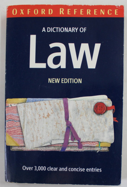 A DICTIONARY OF LAW , 1994