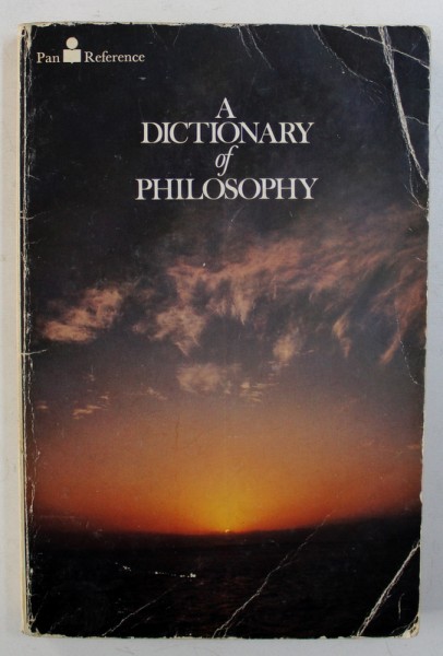 A DICTIONARY OF PHILOSOPHY , editorial consultant ANTONY FLEW , 1979