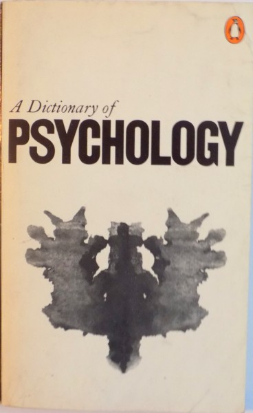 A DICTIONARY OF PSYCHOLOGY by JAMES DREVER , 1974