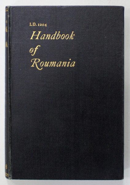 A  HANDBOOK OF ROUMANIA , DECEMBER 1918