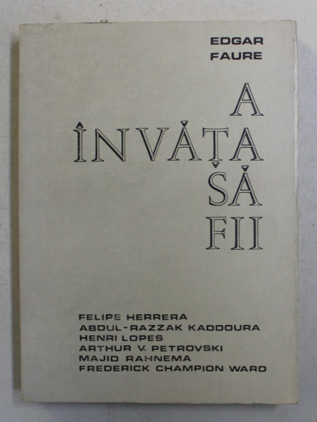 A INVATA SA FII de EDGAR FAURE , 1974
