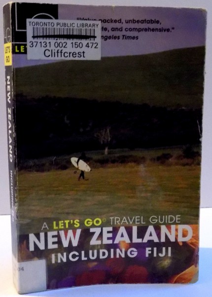 A LET'S GO , TRAVEL GUIDE NEW ZEALAND , INCLUDING FIJI , 2003