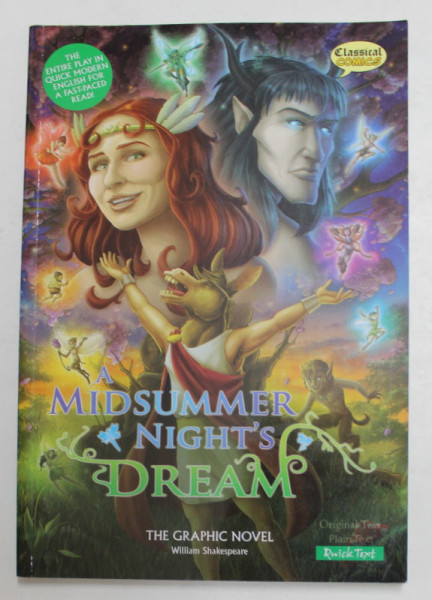 A MIDSUMMER NIGHT 'S DREAM by WILLIAM  SHAKESPEARE , THE GRAPHIC NOVEL , 2011 , BENZI DESENATE