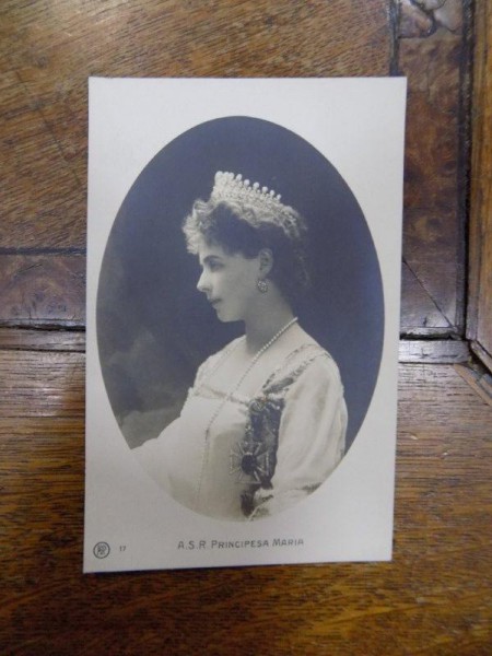 A. S. R. Principesa Maria, fotografie originala tip CP