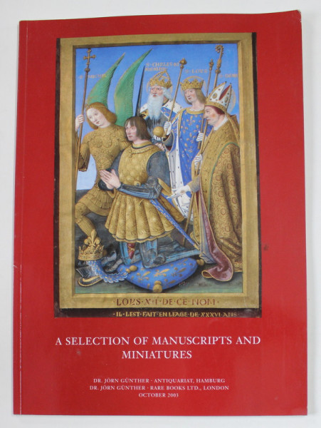 A SELECTION OF MANUSCRIPTS AND MINIATURES , DR. JORN GUJTHER , ANTIQUARIAT ,  HAMBURG , OCTOBER 2003