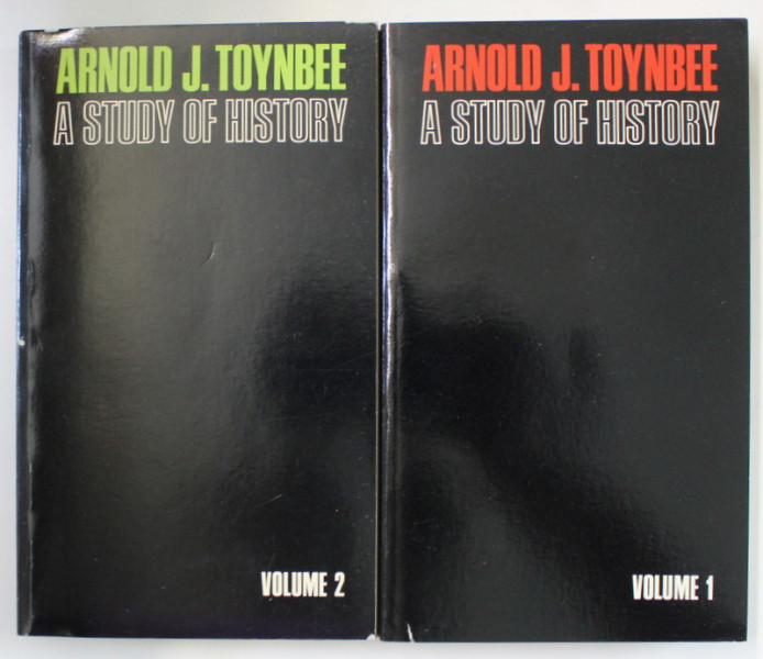 A STUDY OF HISTORY by ARNOLD J. TOYNBEE , VOLUMELE I - II , 1971