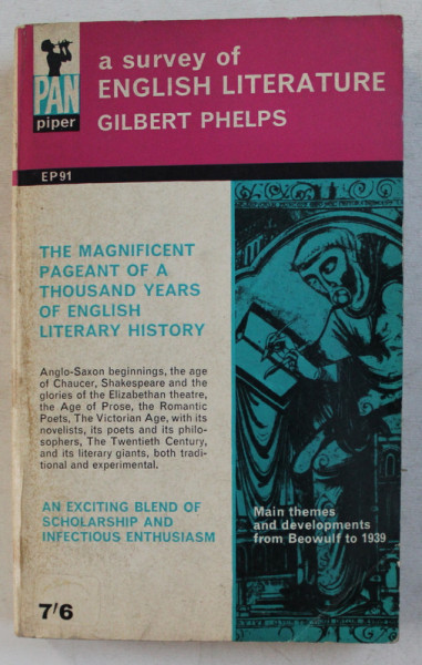 A SURVEY OF ENGLISH LITERATURE by GILBERT PHELPS , 1965