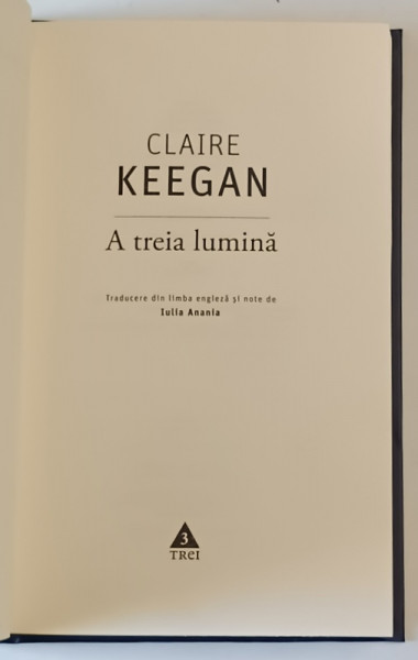 A TREIA LUMINA de CLAIRE KEEGAN , 2024