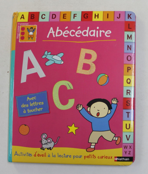 ABECEDAIRE AVEC DES LETTRES A TOUCHER , 2019