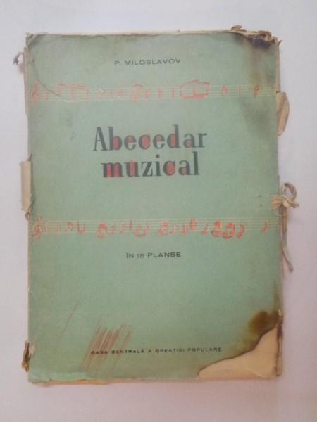 ABECEDAR MUZICAL IN 15 PLANSE de P. MILOSLAVOV