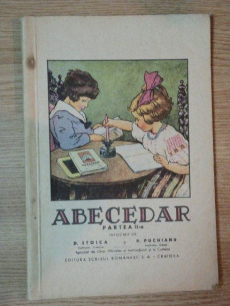 ABECEDAR, PARTE A II A, de D. STOICA SI P. PUCHIANU 1927