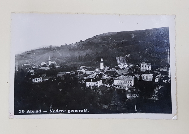 ABRUD  - VEDERE GENERALA , CARTE POSTALA ILUSTRATA , INTERBELICA