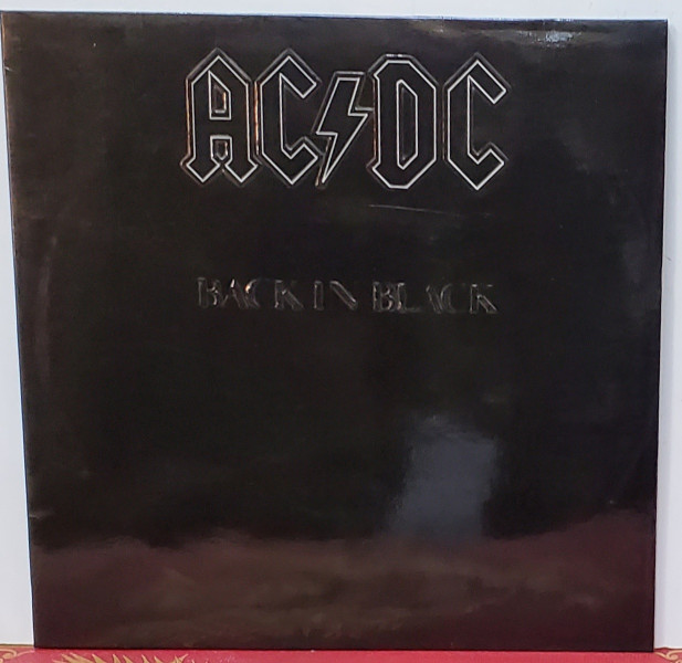 AC CD - BACK IN BLACK , DISC VINYL , 1980
