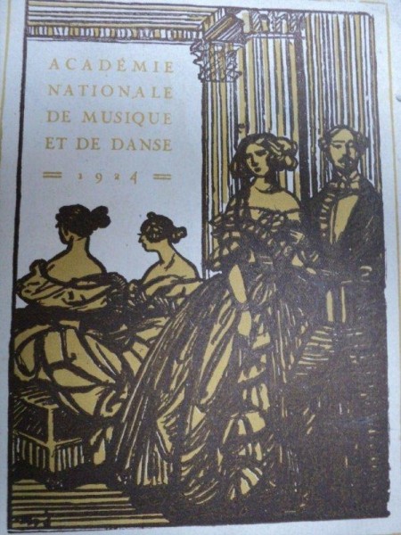 ACADEMIE NATIONALE DE MUSIQUE ET DE DANSE 1924