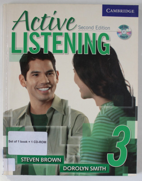 ACTIVE LISTENING , 3 by STEVEN BROWN and DOROLYN SMITH , 2007, LIPSA CD *