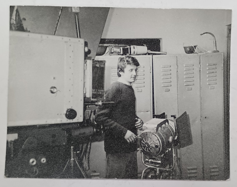 ACTORUL ADRIAN TITIENI IN TIMUL FILAMRIILOR , FOTOGRAFIE , 1984