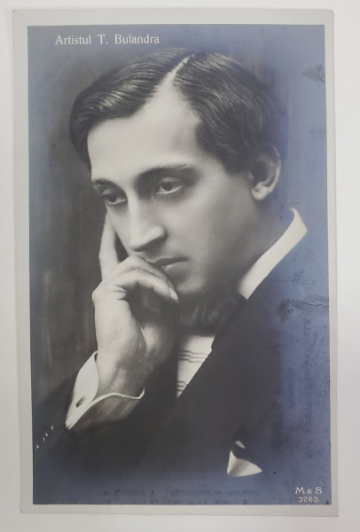 ACTORUL TONY BULANDRA ( 1881- 1943 ) , FOTOGRAFIE TIP CARTE POSTALA , INTERBELICA