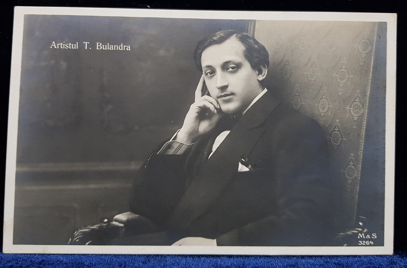 ACTORUL TONY BULANDRA , FOTOGRAFIE TIP CARTE POSTALA , MONOCROMA , NECIRCULATA