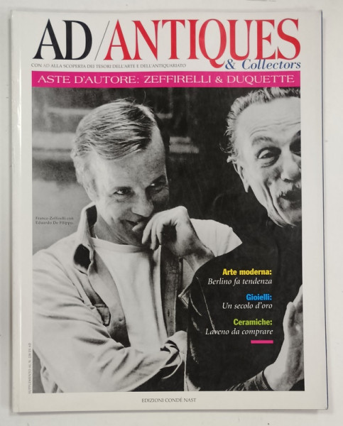 AD / ANTIQUES and  COLLECTORS , REVISTA CU TEXT IN LIMBA ITALIANA , ANII '2000