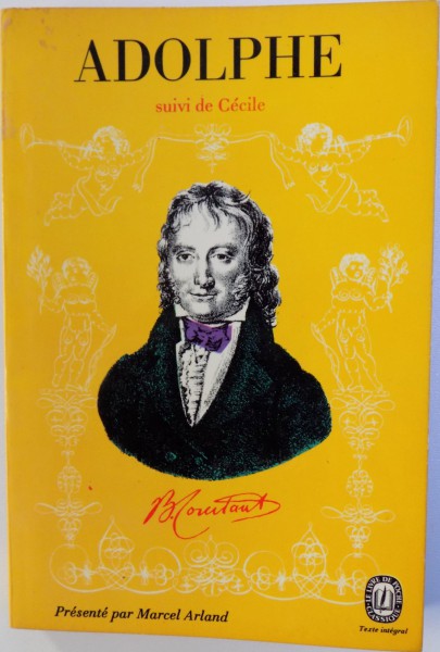 ADOLPHE suivi de CECILE par BENJAMIN CONSTANT , 1964