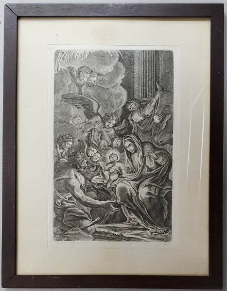 Adorarea Pastorilor - Gravura, cca. 1662
