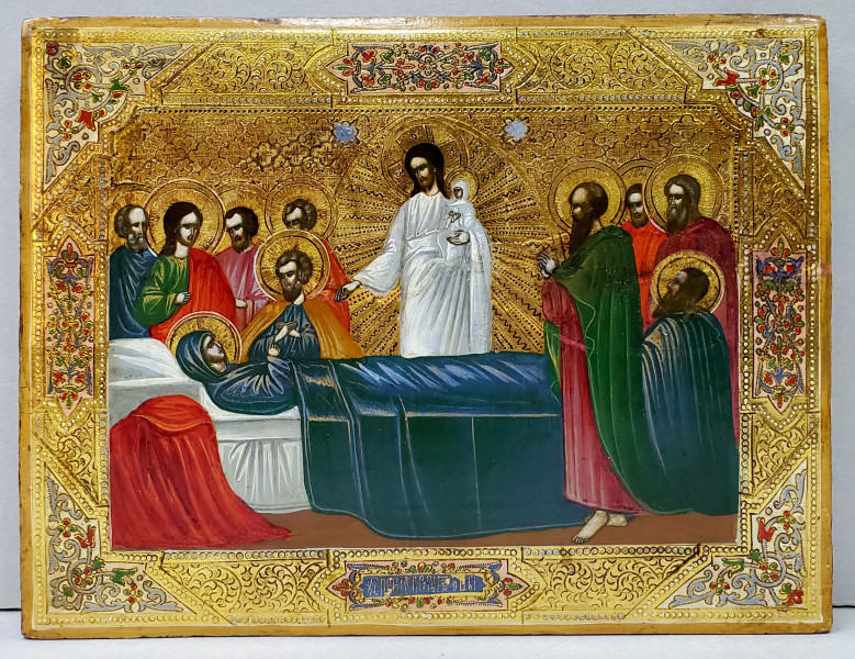 Adormirea Maicii Domnului, Icoana Scoala Rusa, Secol XIX