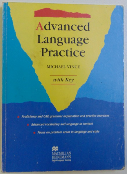 ADVANCED LANGUAGE PRACTICE by MICHAEL VINCE, 1998