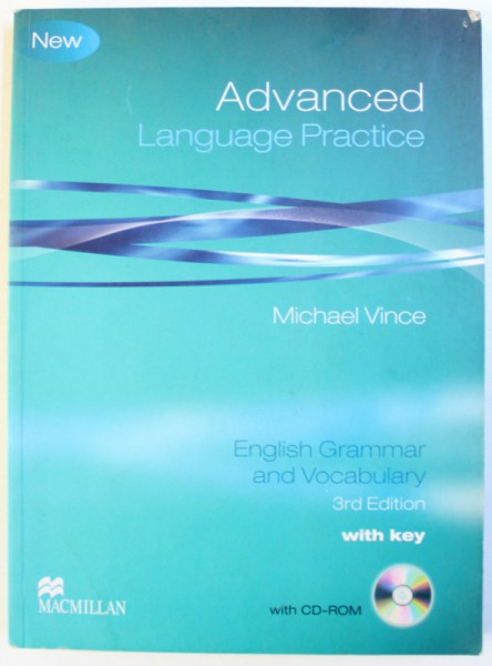 ADVANCED LANGUAGE PRACTICE  - ENGLISH GRAMMAR AND VOCABULARY  WITH KEY , WITH CD - ROM * by MICHAEL VINCE , 2009