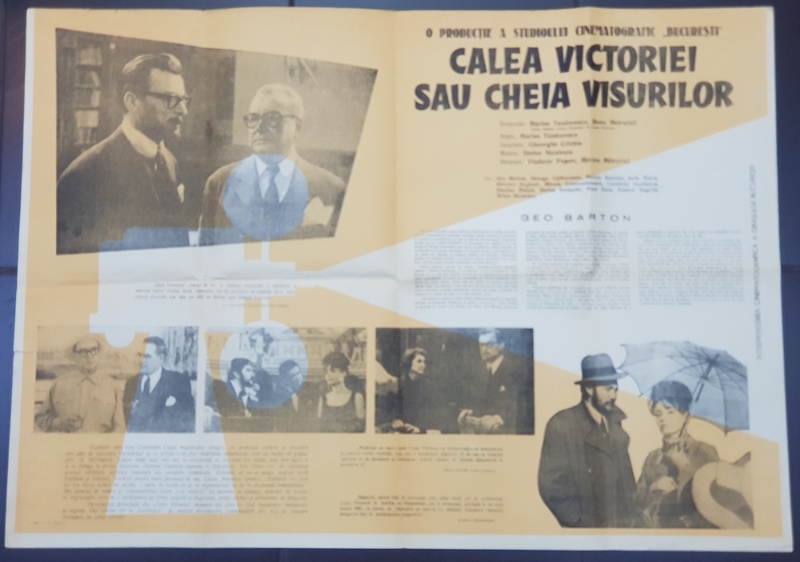 AFISUL FILMULUI ' CALEA VICTORIEI SAU CHEIA VISURILOR ' , ANII '60