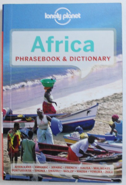AFRICA  = PHRASEBOOK & DICTIONARY by MINA PATRIA , 2013