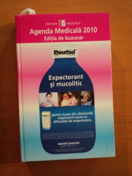 AGENDA MEDICALA 2010 , EDITIE DE BUZUNAR