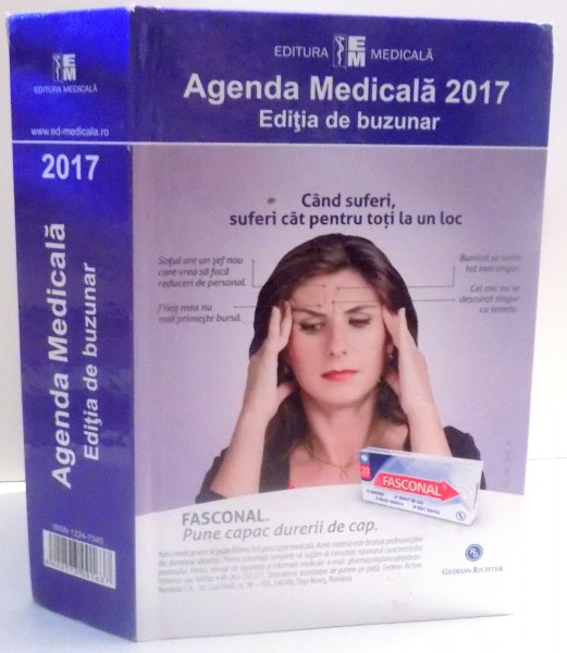 AGENDA MEDICALA 2017 , EDITIE DE BUZUNAR , 2017