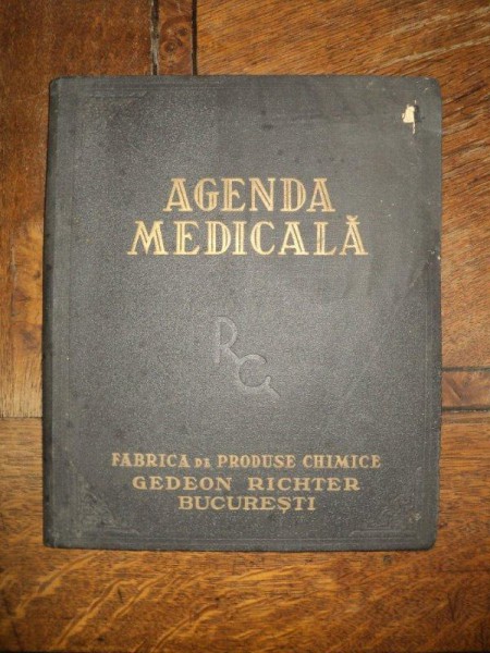 Agenda medicala, Fabrica de produse Chimice Gedeon Richter Bucuresti , PREZINTA INSEMNARI SI ADNOTARI CU PIXUL
