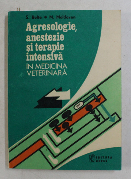 AGRESOLOGIE , ANESTEZIE SI TERAPIE INTENSIVA IN MEDICINA VETERINARA de S. BOLTE si M . MOLDOVAN , 1981
