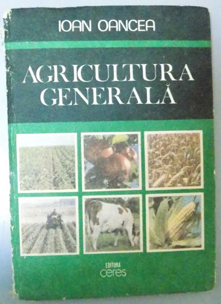AGRICULTURA GENERALA , 1994,DEDICATIE