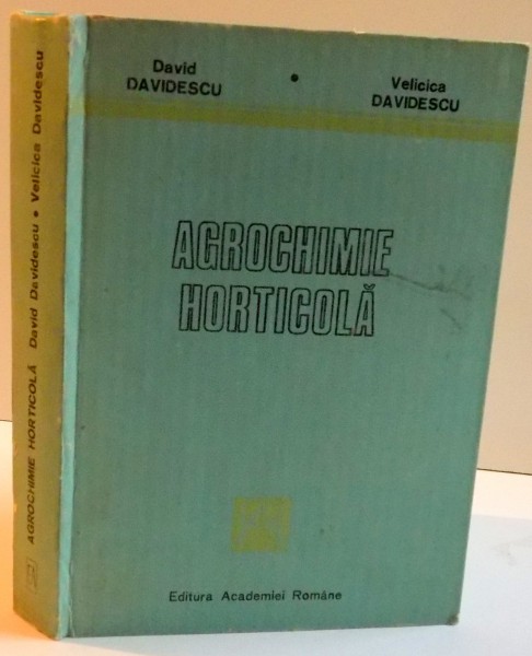 AGROCHIMIE HORTICOLA , 1992